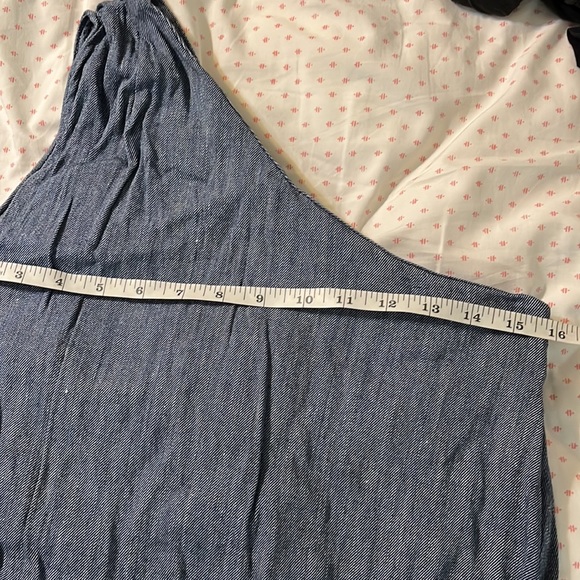 4/$20 Loft one shoulder chambray top size XXSP - Picture 7 of 10